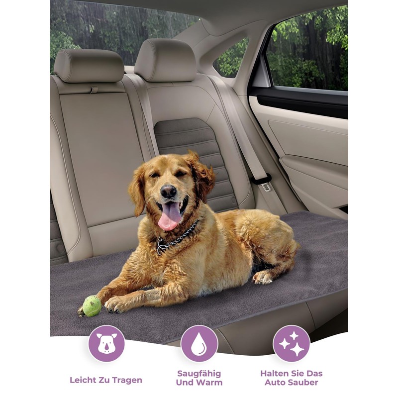 Bibykivn Dog Bathrobe, Quick-Drying Microfibre Bath Towel, Adjustable Dog Towel,