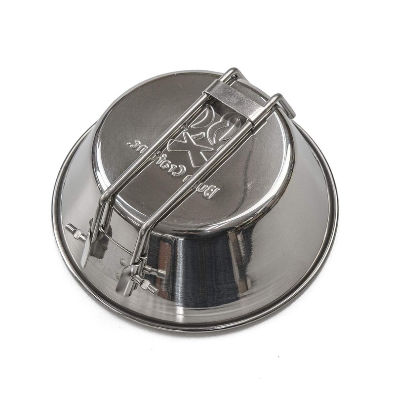 Bush Craft Folding Stainless Steel Sierra Cup Silver Regular 29489