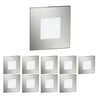 ledscom.de LED stair light, FEX stair lighting, square, 8.5 x