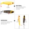 BESPORTBLE 2pcs Realistic Simulation Bait Propeller Lure Bait Hard for