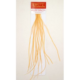 Whiting Farms 100's Saddle Hackle Pack (Light Ginger, 18)