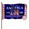 250th Year Anniversary USA Flag Outdoor 3x5 Double Sided- 3Ply