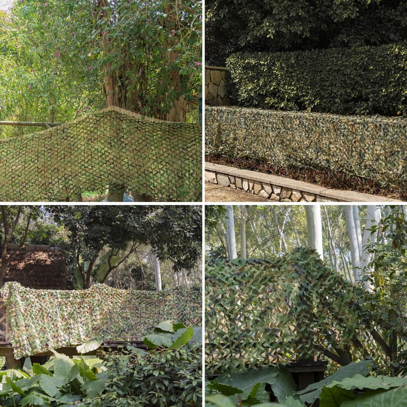 LOOGU Camo Netting, Camouflage Net Blinds Great for Sunshade Camping