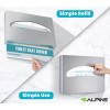 Alpine Industries Stainless Steel Toilet Seat Cover Dispenser Wall Mount