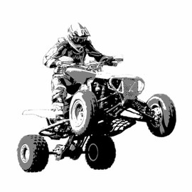 CafePress ATV Racing Baby Blanket, Super Soft Newborn Swaddle