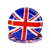 SHATCHI 10pcs Union Jack Paper Plates 23cm Tableware Party Supplies