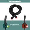 Heyalan Matte Black Exposed Shower System 2 Functional Bathroom Shower