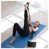 Yoga Set, Mat, Block, Strap, Pilates, Gymnastics, Fitness, Sports, Blue,