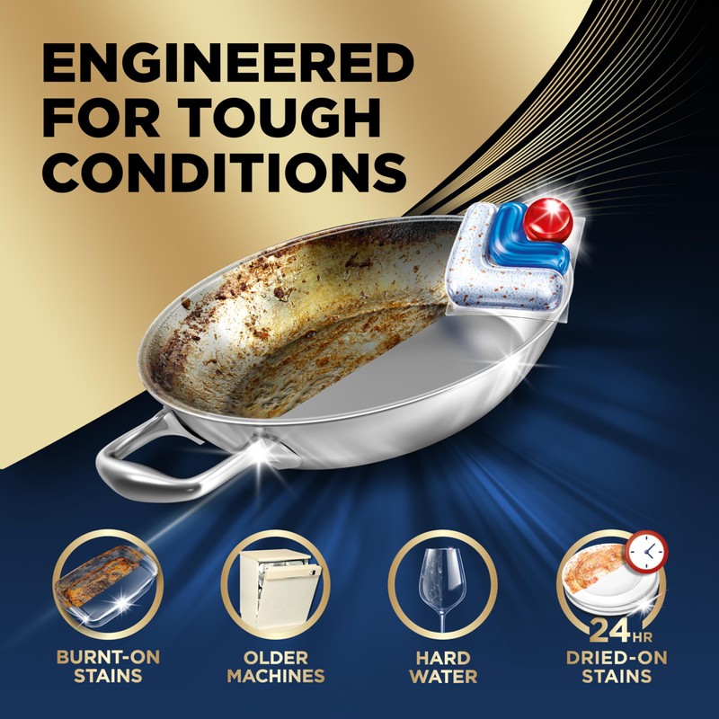 Finish Ultimate Dishwasher Detergent- 62 Count - With CycleSync™ Technology