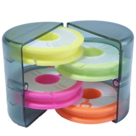 Main Line Spool, Rigging, Line Spool, Line Spool, Storage Included, Tools, Supplies (4 Round, Multicolor)