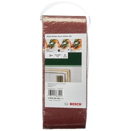 Bosch 2609256206 Sanding Belt Set for Belt Sanders (3-Piece)