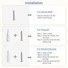 Mkono Ceiling Hooks for Hanging Plants, Metal Plant Hanger Bracket