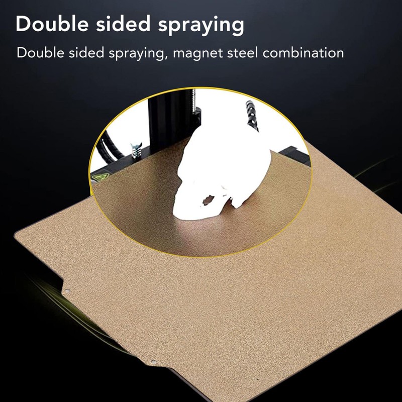 Double Sided Texture PEI Sheet Flexible Magnetic Build Plate 3D