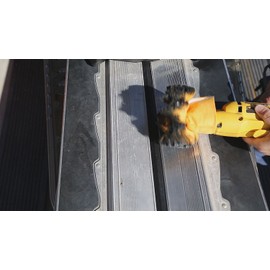 Flitz PB 101-50 Buff Ball Car Buffer Drill Attachment with Self-Cooling Design That Never Scorches or Burns + No Exposed Hardware to Prevent Scratches, Buff and Polish Any Surface, Machine Washable, 5 Inch,Orange