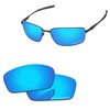 PapaViva Replacement Lenses for Oakley Splinter Ice Blue - Polarized