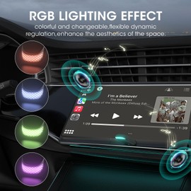 FEisca Feisca Wireless CarPlay Adapter for iPhone Apple, Mini Car Play Adapter, Bluetooth, Plug and Play, Best, Converts Wired to Wireless CarPlay, for 2016 and Later Cars and iOS 10 and Above,USB