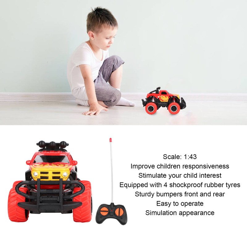 1:43 Remote Control Off Road Vehicle Mini Sturdy Bumpers RC