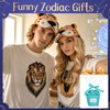 HAPPYPOP Leo Gifts for Women - Zodiac Socks, July August