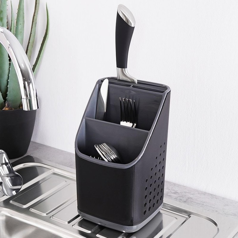 Vilde Cutlery Drainer Cutlery Basket Kitchen Utensil Holder Kitchen Organiser
