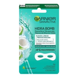 🔥 Mascarilla para ojos garnier hydra bomb ácido hialurónico 6g tipo de piel todo tipo de piel  Vitaminas y Minerales