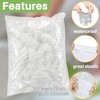 MAQIHAN 100 Bowl Covers Bread Proofing - Extra Large Plastic