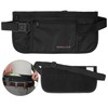 Maple Leaf Travel - Double Pocket Money Belt - Black