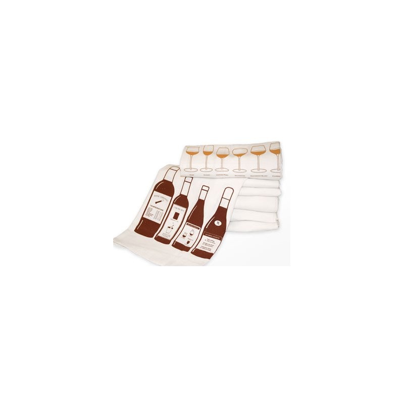 Wine Kitchen Towel Set - 100% Cotton