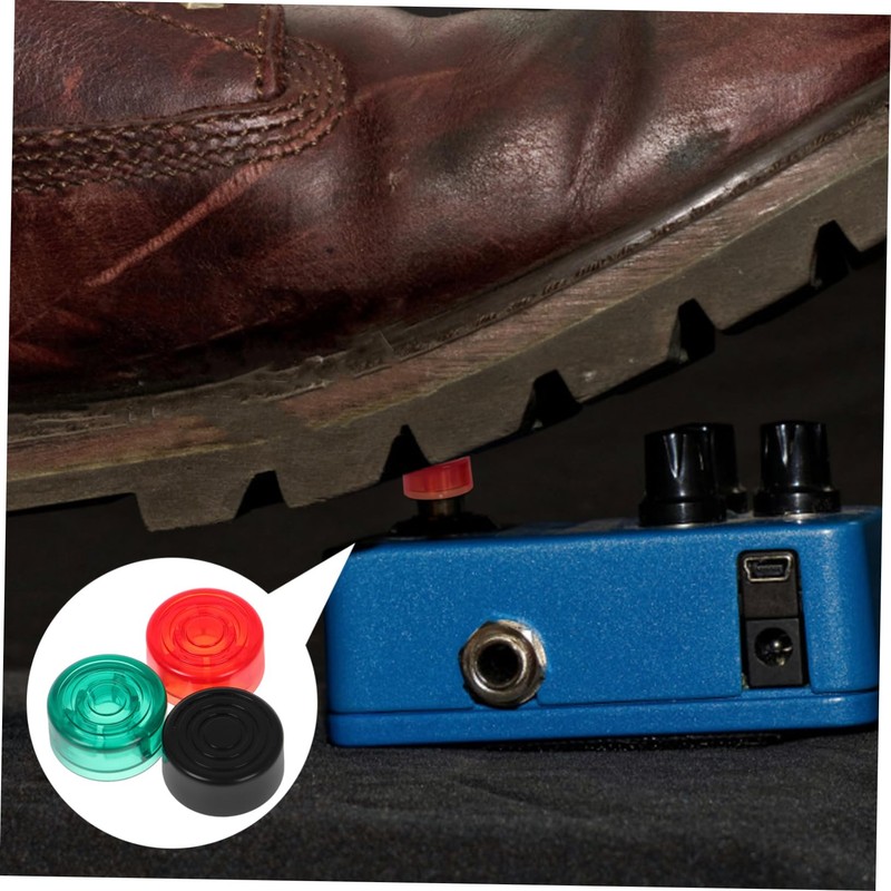 VICASKY Barefoot Pedal Button Caps for Electric Guitars Knob Protection