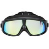 Electroplated Large Frame Swim Goggles Anti Fog Silicone Swimming High