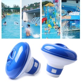 MOMU Chlorine Floater, Floating Chlorine Dispenser, Large Capacity and Adjustable Release Tablets for Swimming Pool