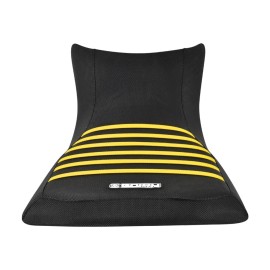 Enjoy Mfg Can Am Outlander Max 450 570 650 850 1000 Seat Cover ALL BLK - YELLOW Rib #292