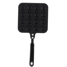 16 Holes Octopus Meatballs Pan Aluminum Alloy Takoyaki Baking Mold Tray for Home Kitchen