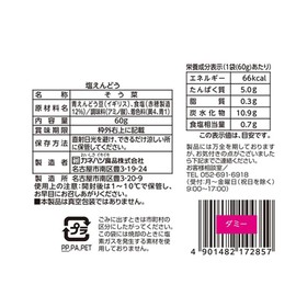 Kanehatsu Foods Snack Beans, Salt Pea, 2.1 oz (60 g) x 8 Packs