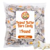 Peanut Butter Bars Candy - 1 Pound (Approx 60 Pieces),