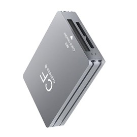 2 en 1 CFexpress tipo A lector de tarjetas SD portátil CFExpress USB 3.2 adaptador de tarjeta de memoria SD de doble ranura de 10 Gbps, A+SD