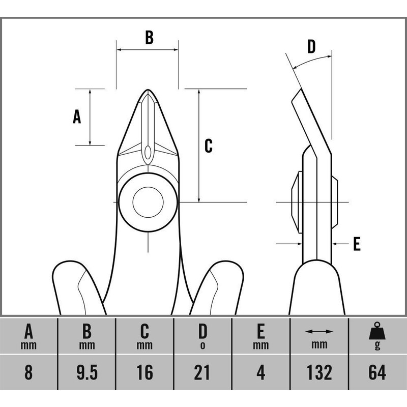 C. K Tools T3883 Ecotronic ESD Side Cutters