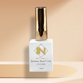 Ibett Nails Rubber Base Clear Professional Gel Nail Polish UV LED 15 ml - Ibett Nails