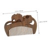 Baluue Green Sandalwood Comb Set Scalp Massager Head Massage Comb