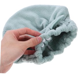 Gorras para Cabello Seco de Coral Fleece para Mujer, 2 Piezas Diseño Adorable y Secado Rápido, Suaves y Amigables Piel, Ideales para Baño