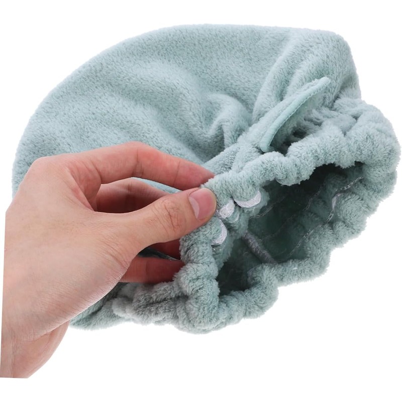 Gorras para Cabello Seco de Coral Fleece para Mujer, 2