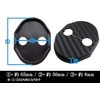 BRIGHTZ MAZDA3 Fastback BP Carbon Door Striker Cover 2PC [STRIKER-006-2PC]