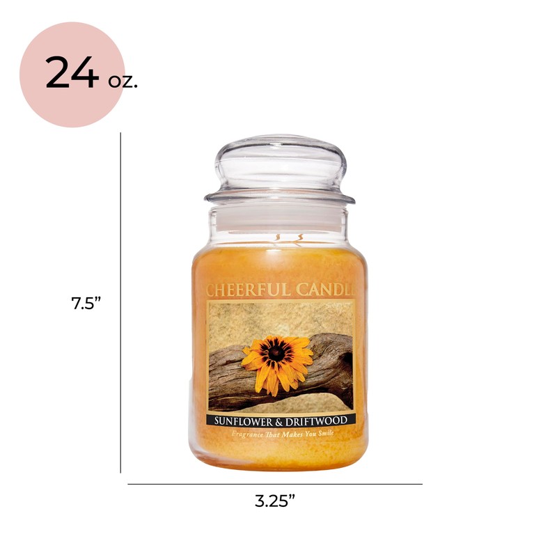 A Cheerful Giver - Sunflower & Driftwood - 24oz Large