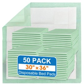 MILDPLUS Disposable Bed Pads 30"X36" (100 PCS) Extra Large Chucks Heavy Duty Underpads, Premium Incontinence Pads for Adults Waterproof Pee Pads, Pet Pads in Bulk