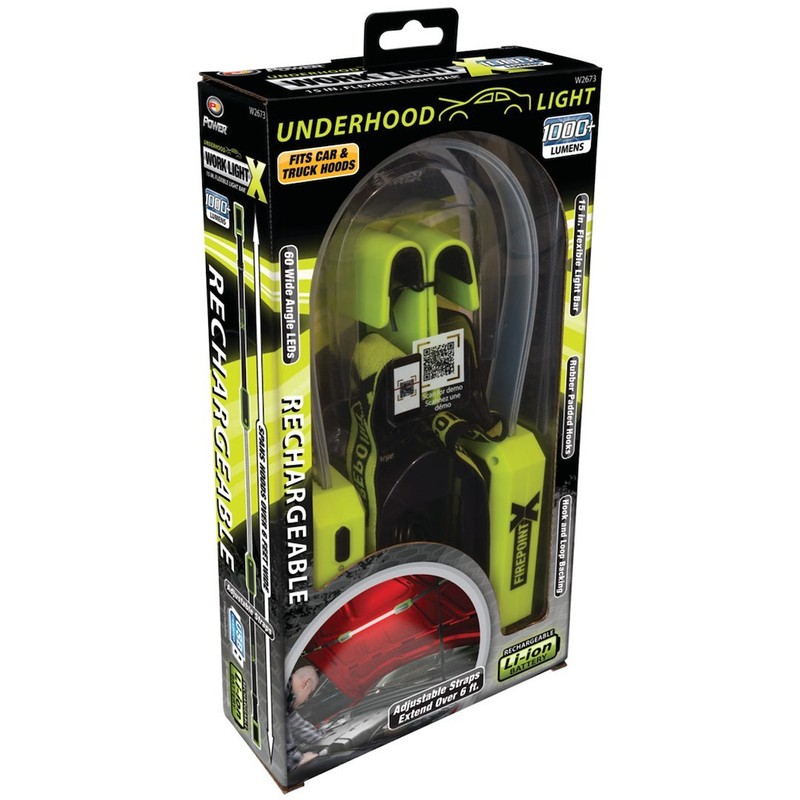 Performance Tool W2673 Rechargeable Underhood Strap Work Light for Automechanic