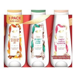 Dove Holiday Treats Gel de baño, paquete de 3/23 onzas cada uno