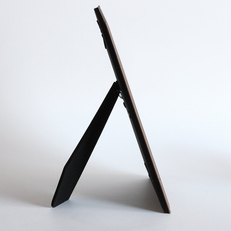 BELLA BUSTA -Brothers Picture Frame- Engraved Leather Picture Frame (4"x