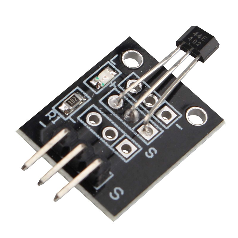 HALJIA 5Pcs KY-003 Hall Effect Magnetic Sensor Module DC 5V