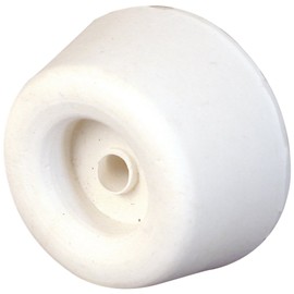 Prime-Line N 6658 White Rubber, Anti-Slam Protective Bumpers, 4 Count (Pack of 1)