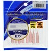 EVERGREEN Worm Dot Tail 2.5" Clear Red #502