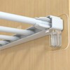 30 Pieces Adhesive Shelf Bracket, Punch Free Reinforced Design Shelf